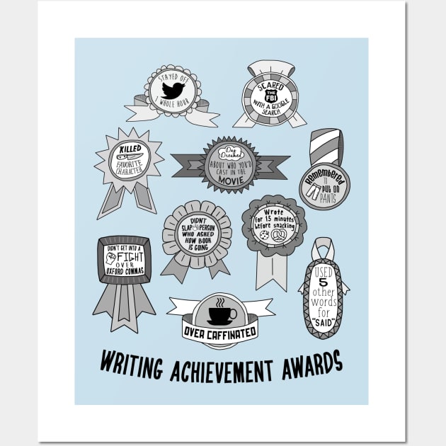 Writing Achievement Awards Wall Art by galetea